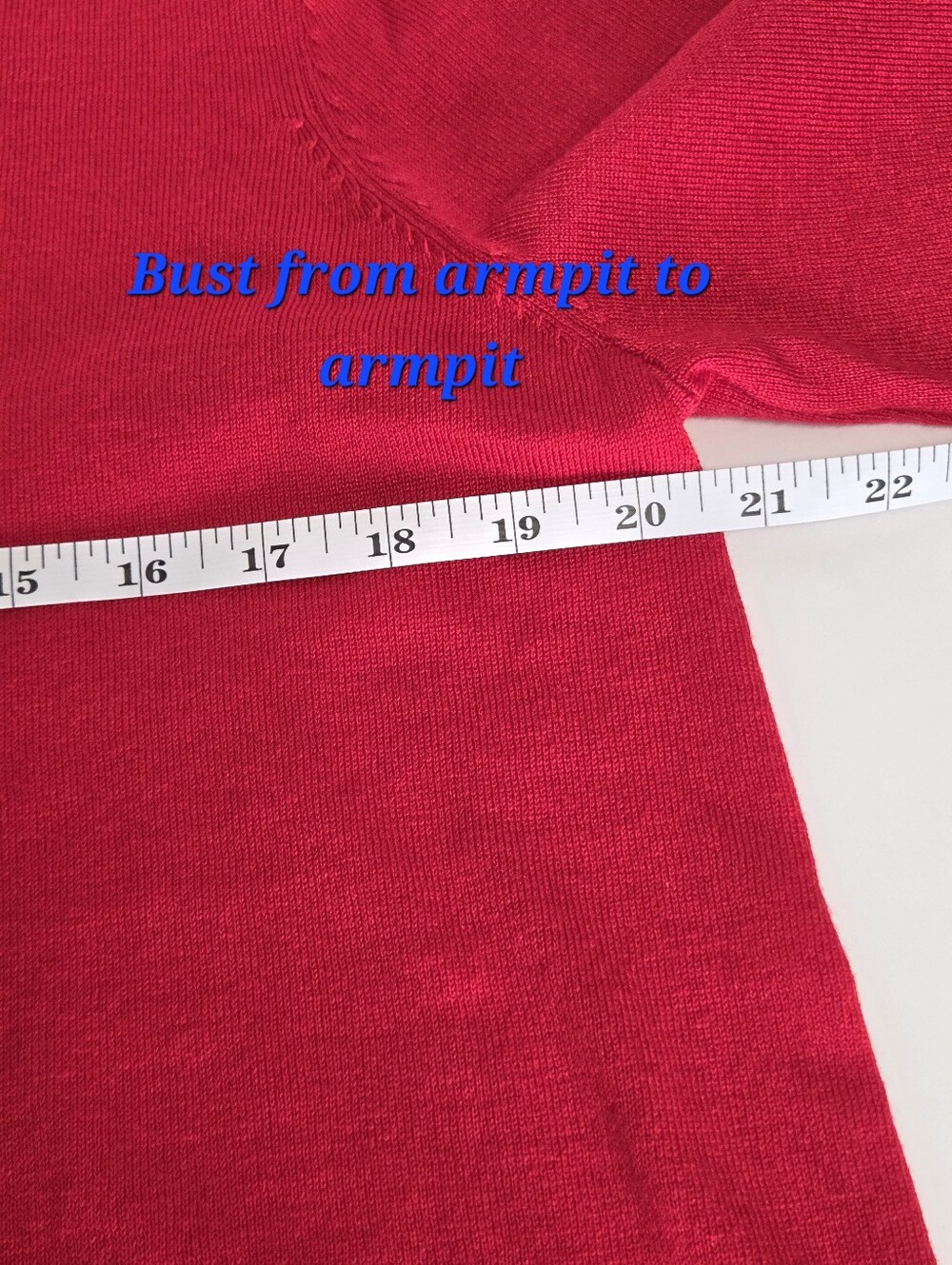 Liz Claiborne Bright Red Women's Knit Pullover - Picture 7 of 11